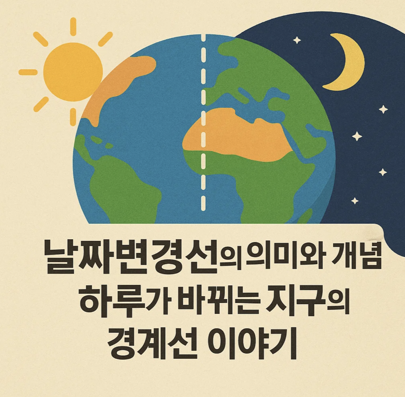 날짜변경선의 의미와 개념, 하루가 바뀌는 지구의 경계선 이야기