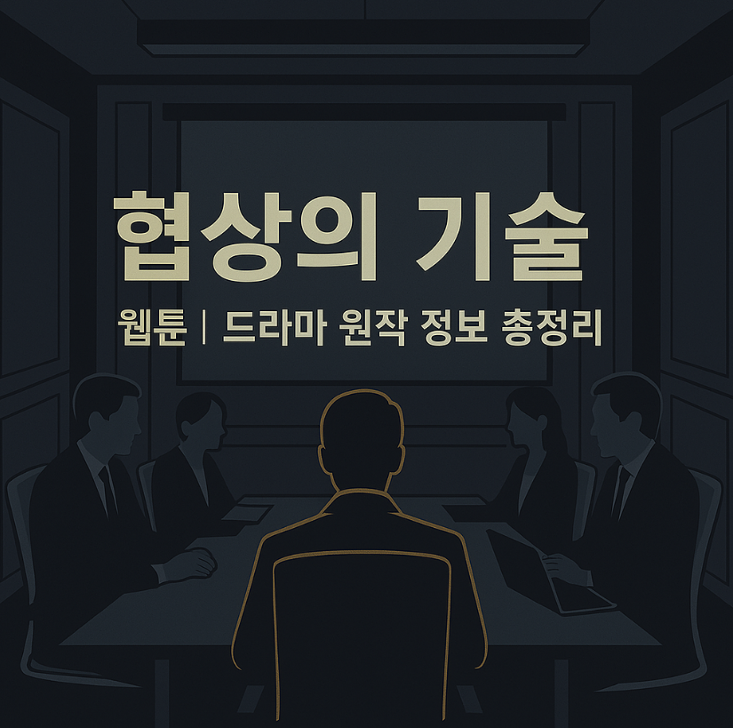 협상의 기술 웹툰|드라마 원작 정보 및 OTT 다시보기 총정리