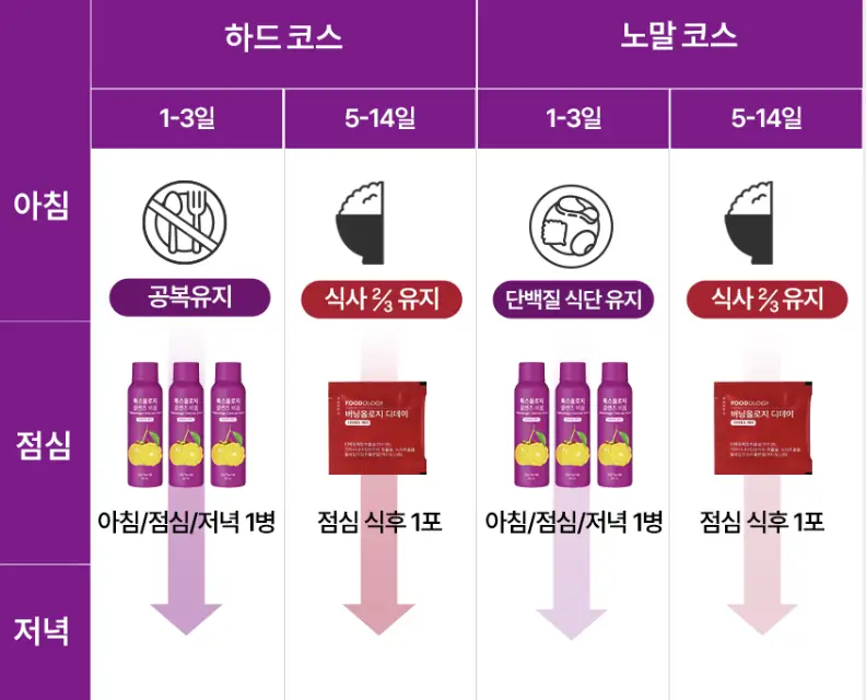 푸드올로지 2주 다이어트 코스