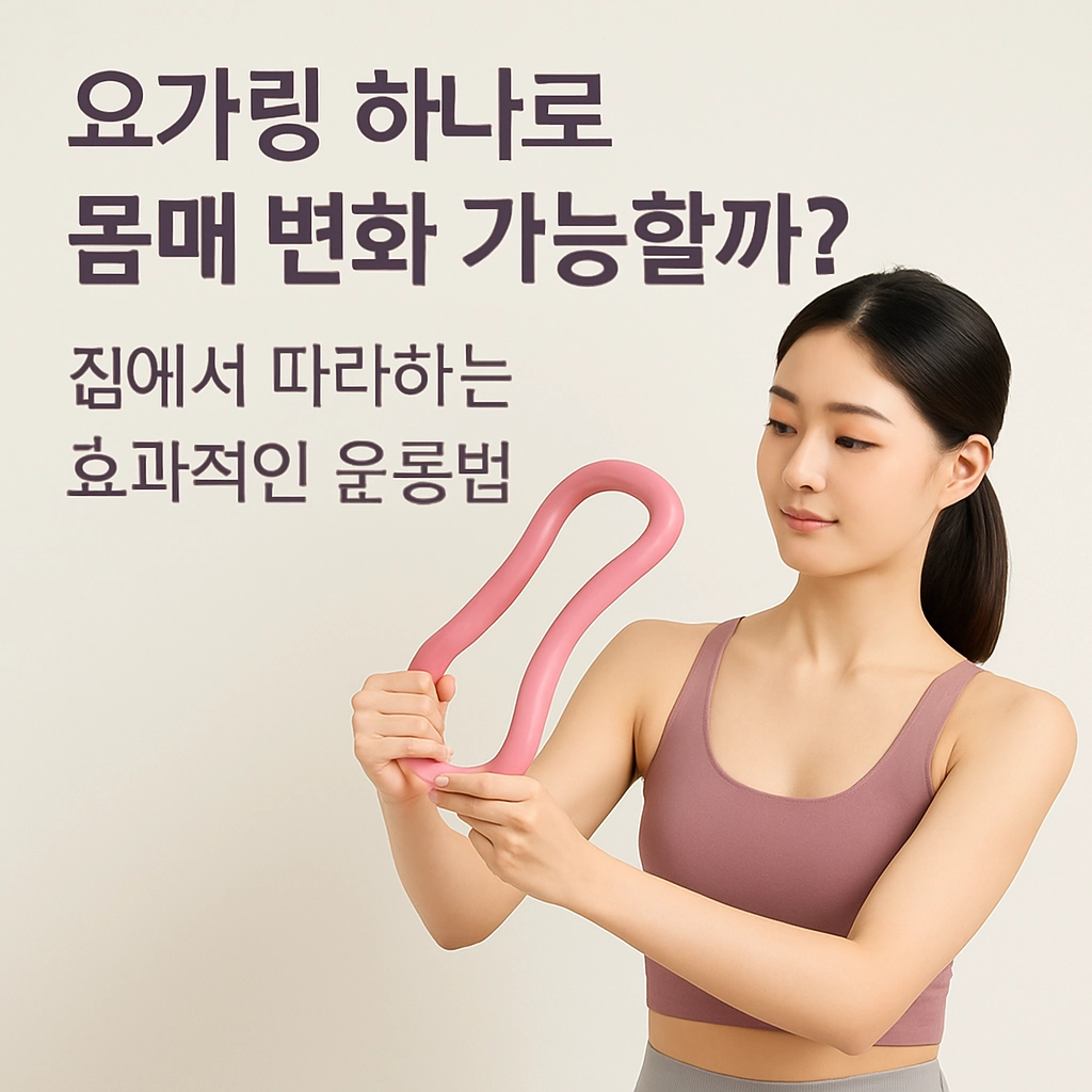 요가링 하나로 몸매 변화 가능할까 집에서 따라하는 효과적인 운동법