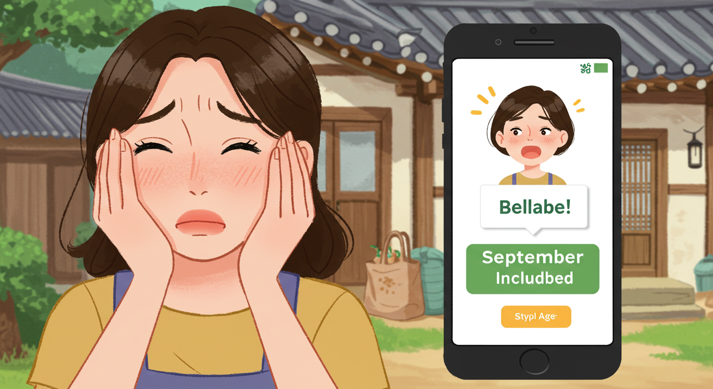 늦게 신청했지만 9월 소비가 소급 적용되어 기뻐하는 여성