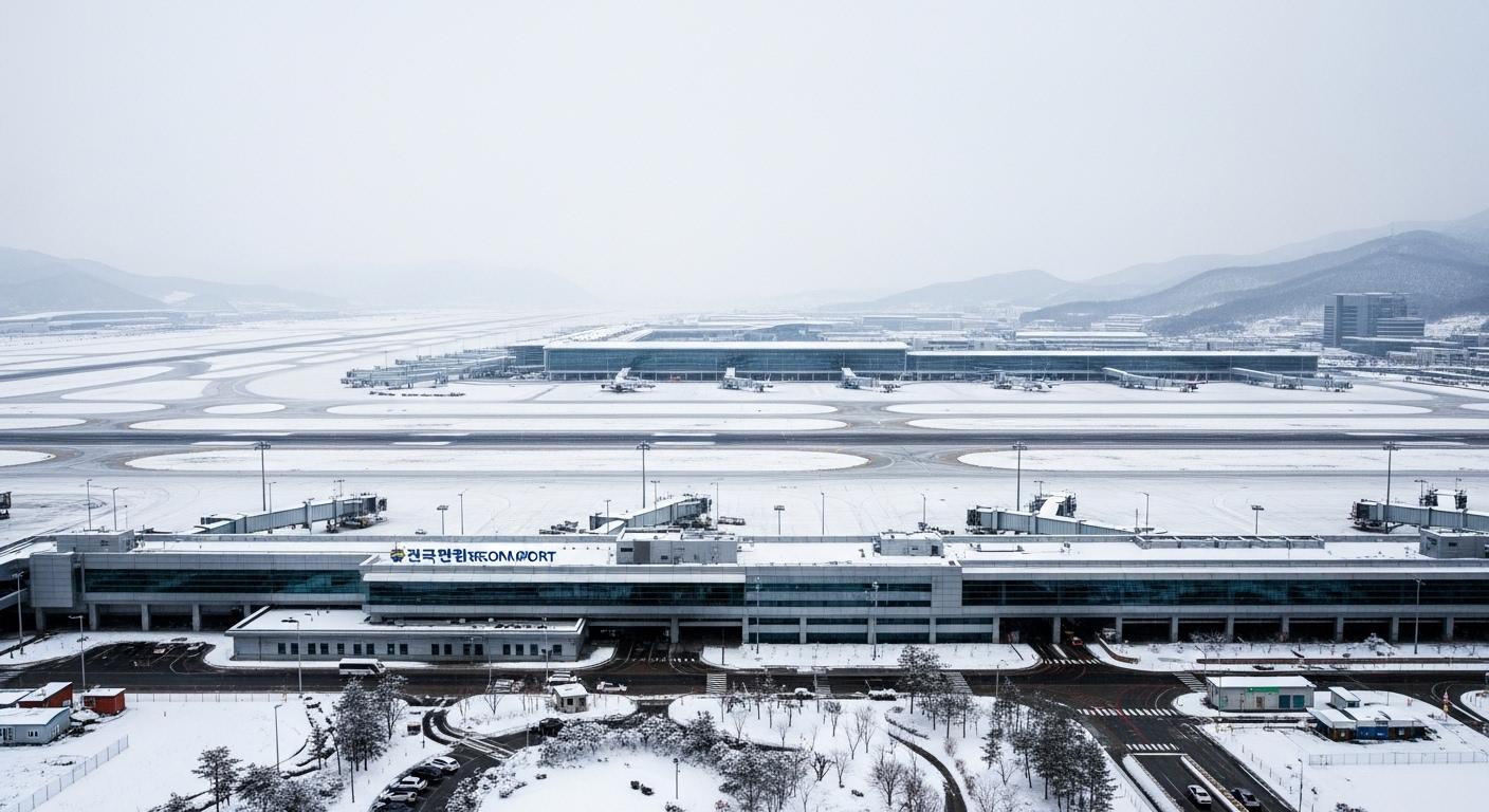 인천공항 눈