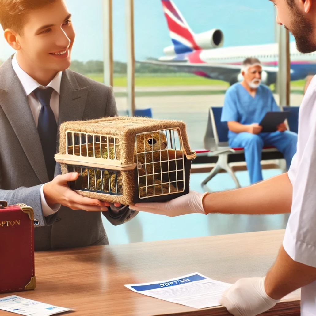 희귀동물 을 입양 하는 모습