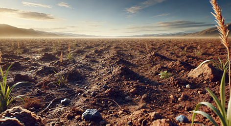 광할한 토양의 모습