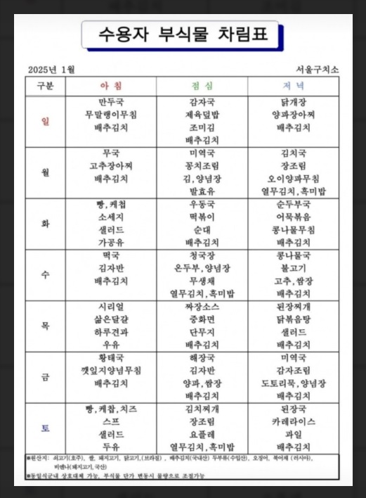 서울구치소 수감자