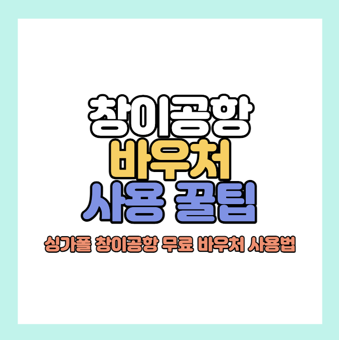 창이공항-바우처-사용