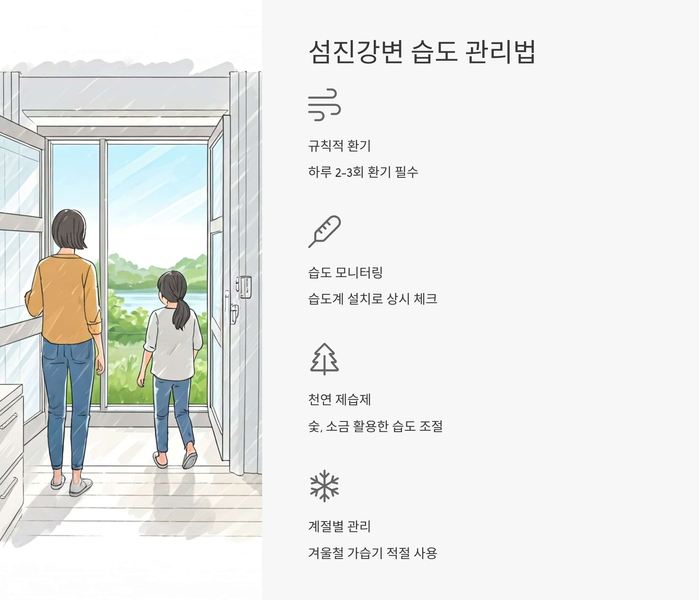 곡성 입주청소 습도 관리