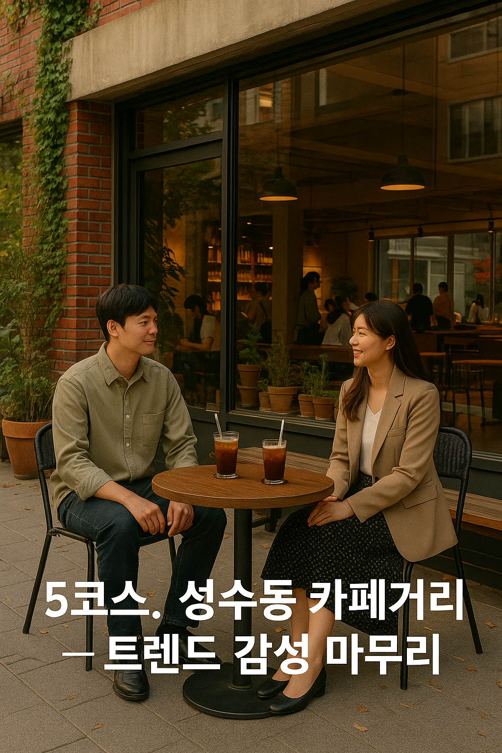 성수동 카페거리 &mdash; 트렌드 감성 마무리