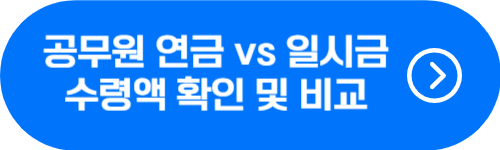 공무원 퇴직연금 및 일시금 수령액 확인 방법 및 장단점 비교