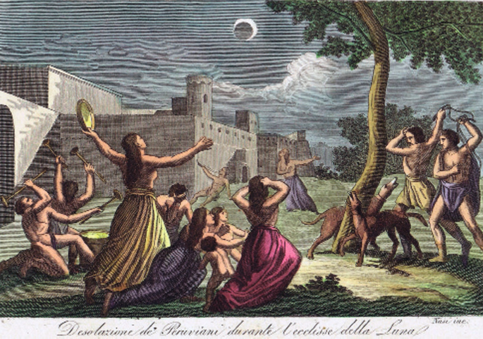 일식에 반응한 잉카 사람들