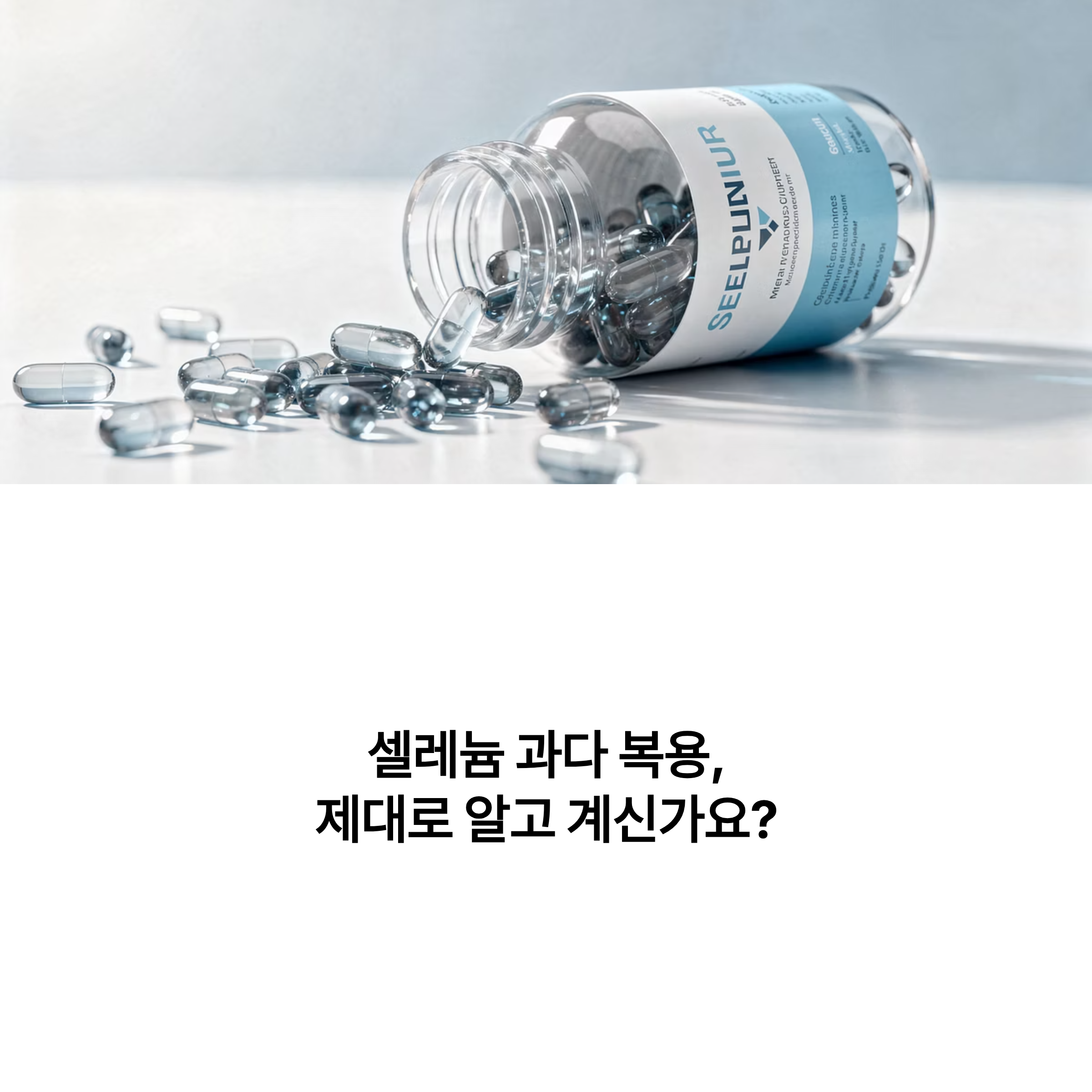 셀레늄 과다복용 부작용