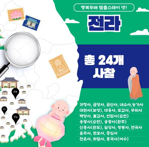 전라 템플스테이 사찰