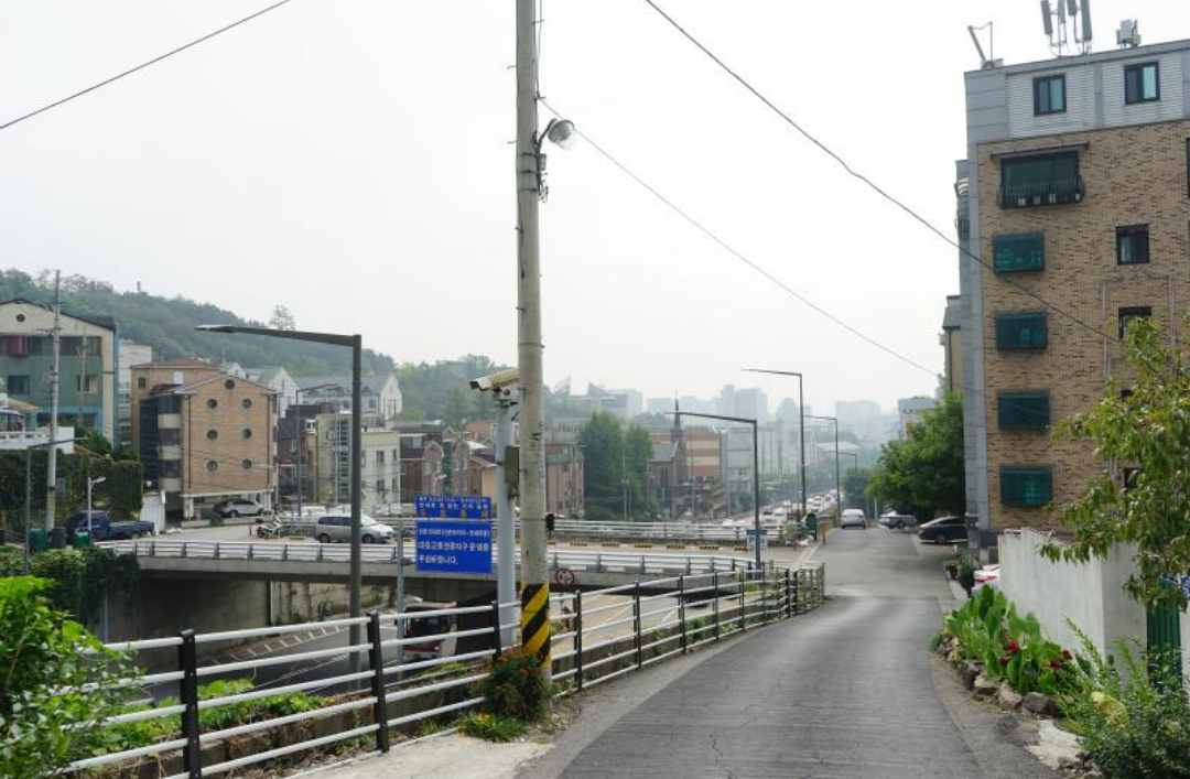 다가구주택이 모여있는 마을