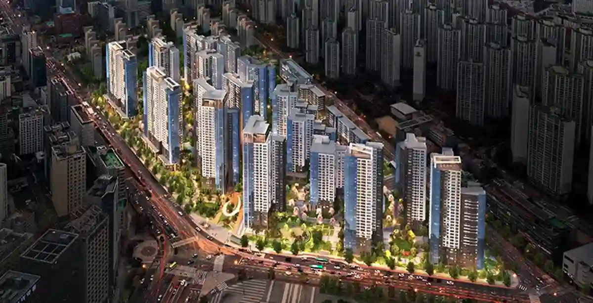 잠실래미안아이파크-2678세대아파트-35층-23개동-조감도