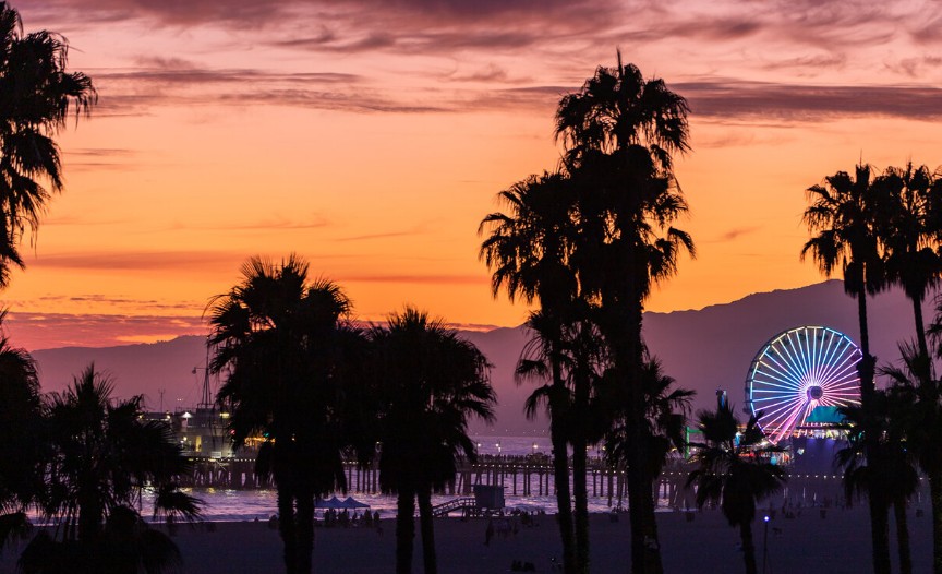 세계에서 일몰이 가장 아름다운 곳 - 산타모니카