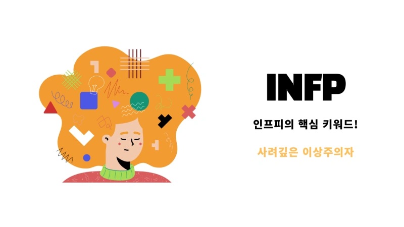 INFP를 나타내는 캐릭터