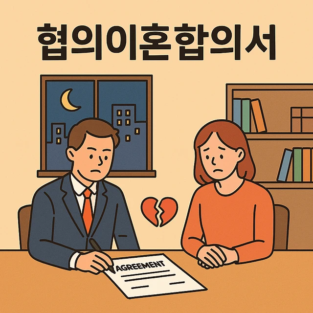 협의이혼합의서