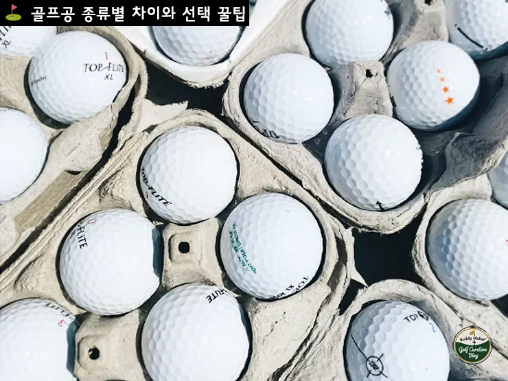 골프공 종류별 차이와 선택 꿀팁