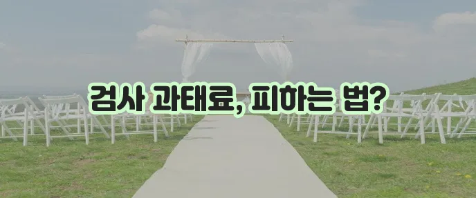 자동차검사 과태료 완벽하게 총정리했습니다!