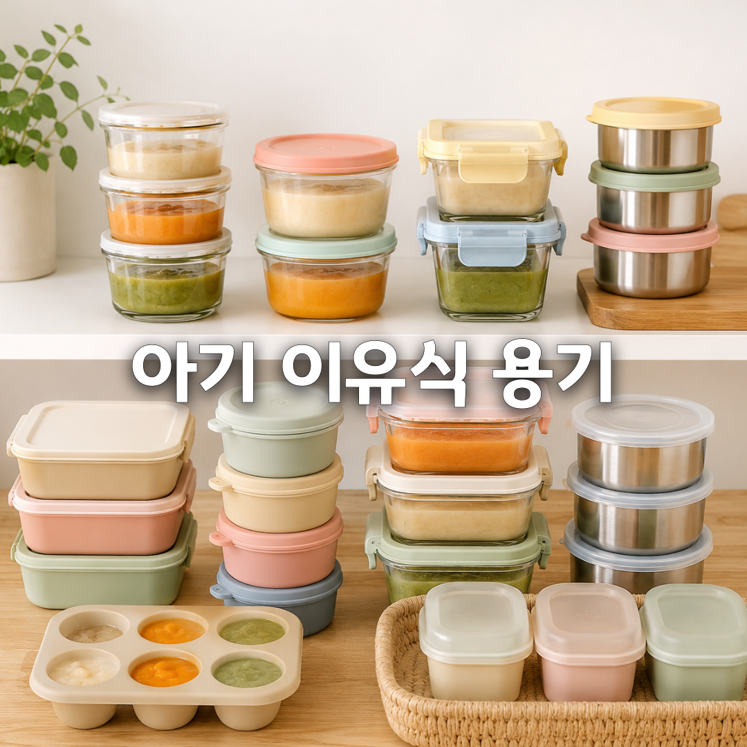 🥣 이유식 준비물 끝판왕! 육아맘들이 추천하는 이유식 용기 & 제조기