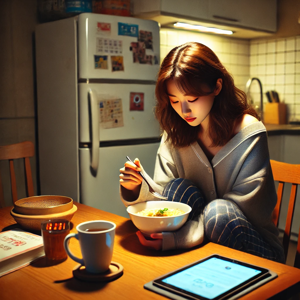 야식 증후군 극복하기! 밤마다 먹는 습관, 해결할 수 있다.