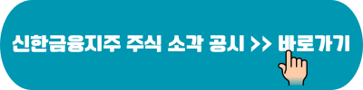 신한금융지주 주식 소각 공시