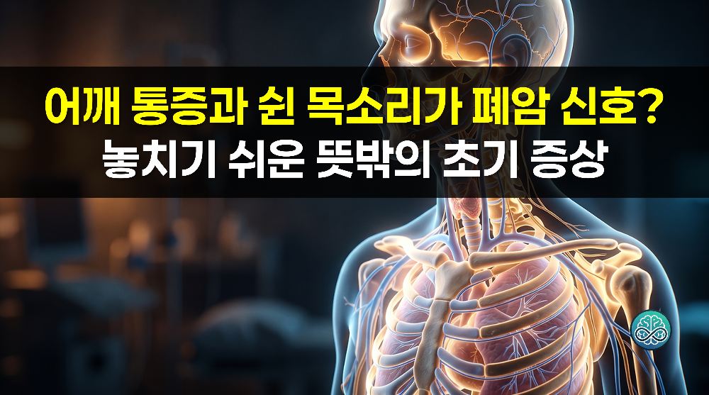 어깨 통증과 쉰 목소리가 폐암 신호? - 놓치기 쉬운 뜻밖의 초기 증상 총정리