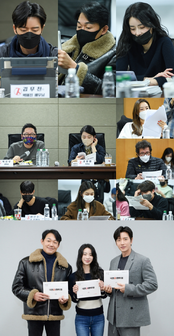&#39;국민사형투표&#39; 대본리딩 현장 이미지 [사진=SBS]