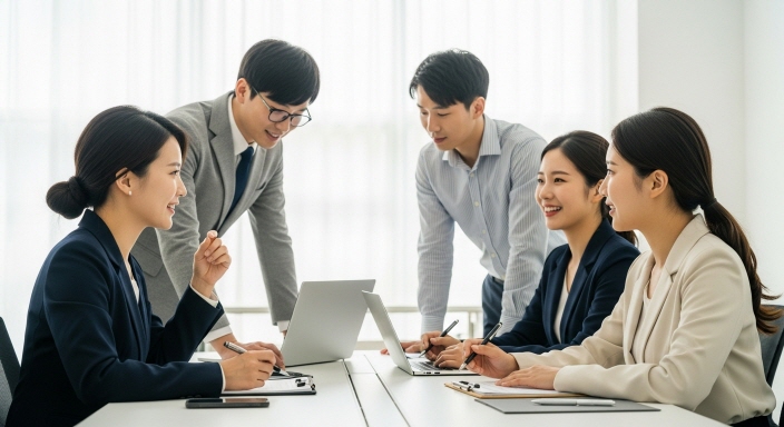 추천 인재에 대해 평가하는 정부 회의