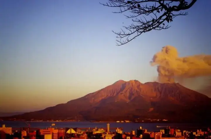 가고시마현의 상징・사쿠라지마