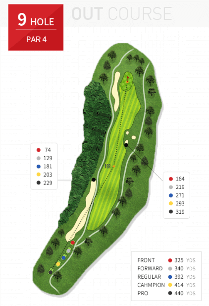 아웃 코스 9 Hole