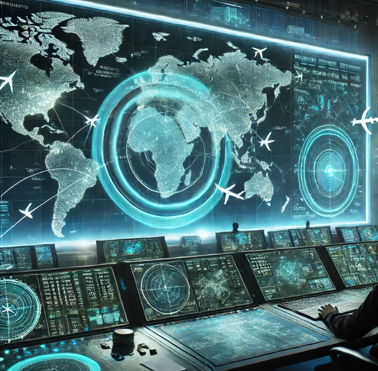 실시간 항로 추적 시스템 화면