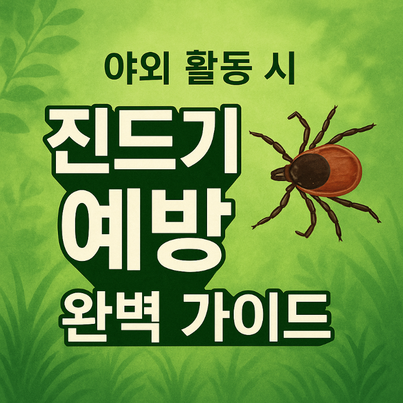 야외 활동 시 진드기 예방 완벽 가이드 – SFTS · 라임병까지 한눈에! 썸네일
