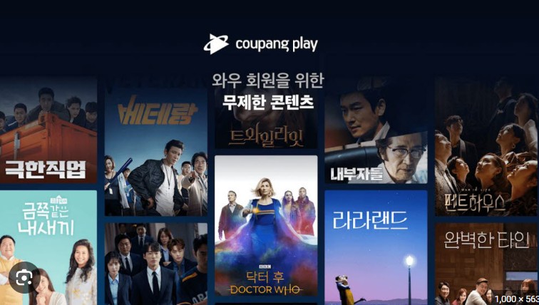 쿠팡 플레이 tv연결
