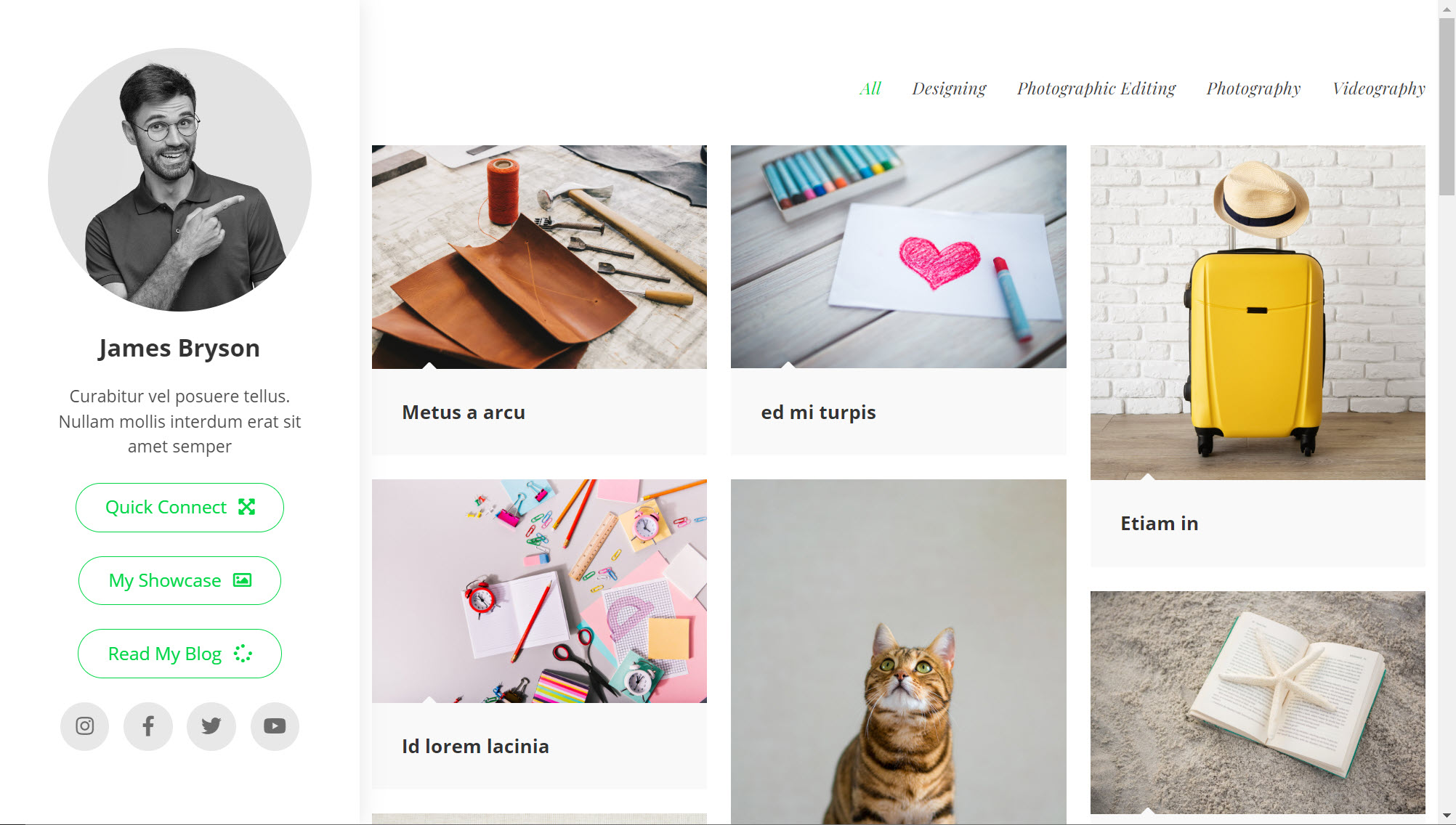 워드프레스 OceanWP 테마 Minimal 데모