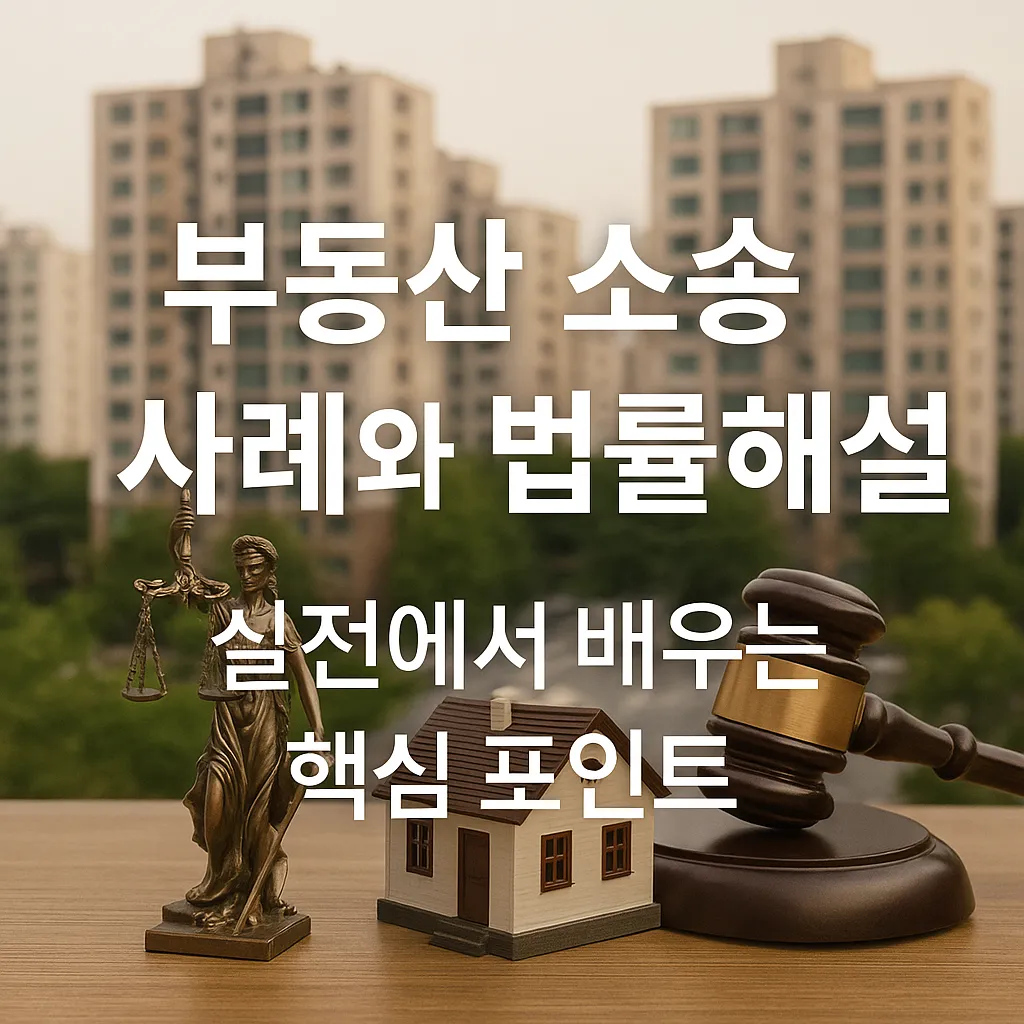 부동산 소송 사례와 법률 해설