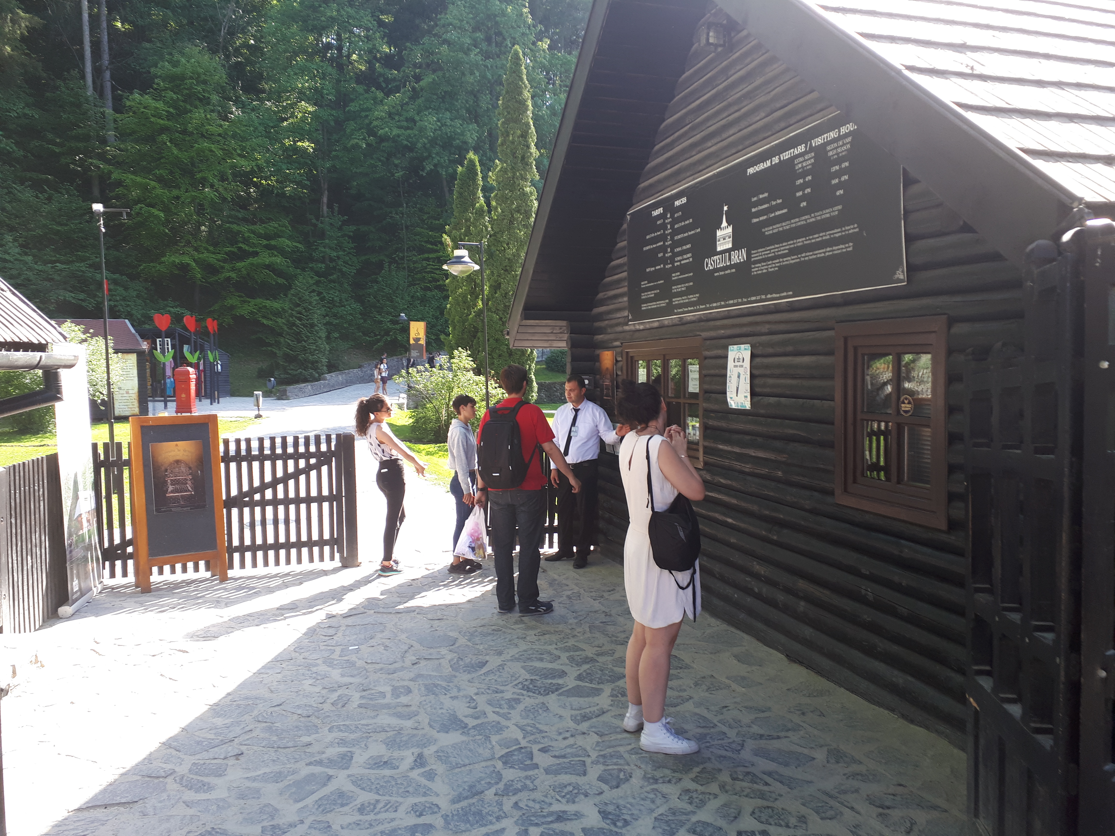 루마니아 브라쇼브 브란 성 매표소