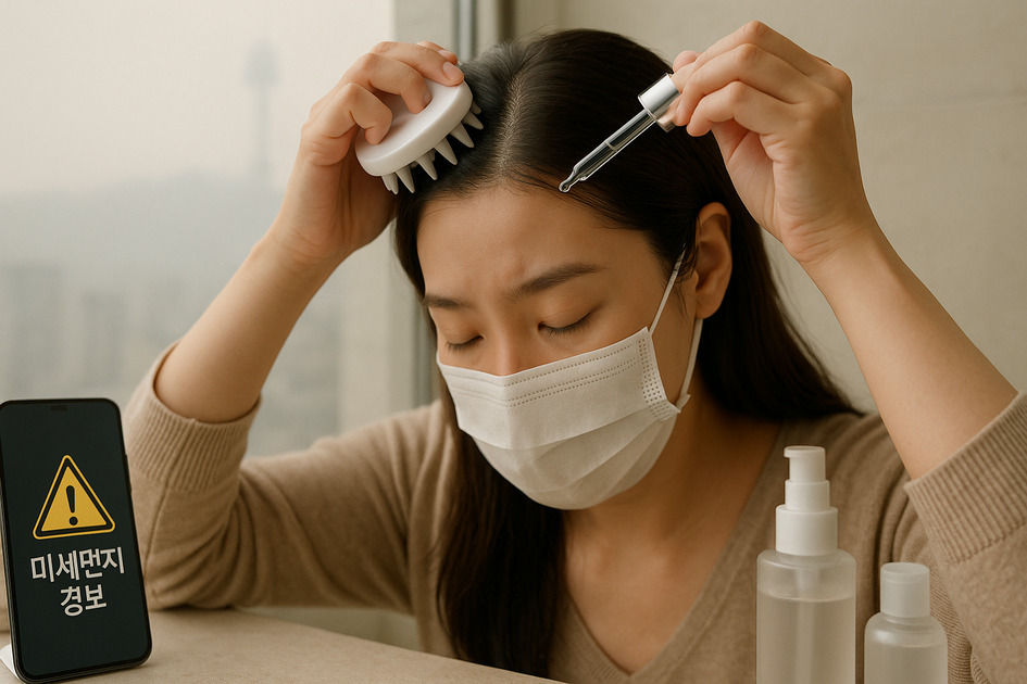 서울 미세먼지 심한 날, 두피 관리와 탈모 예방 필수 가이드