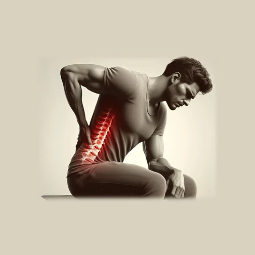 요통-때문에-손으로-자기-허리를-잡고-있는-남자