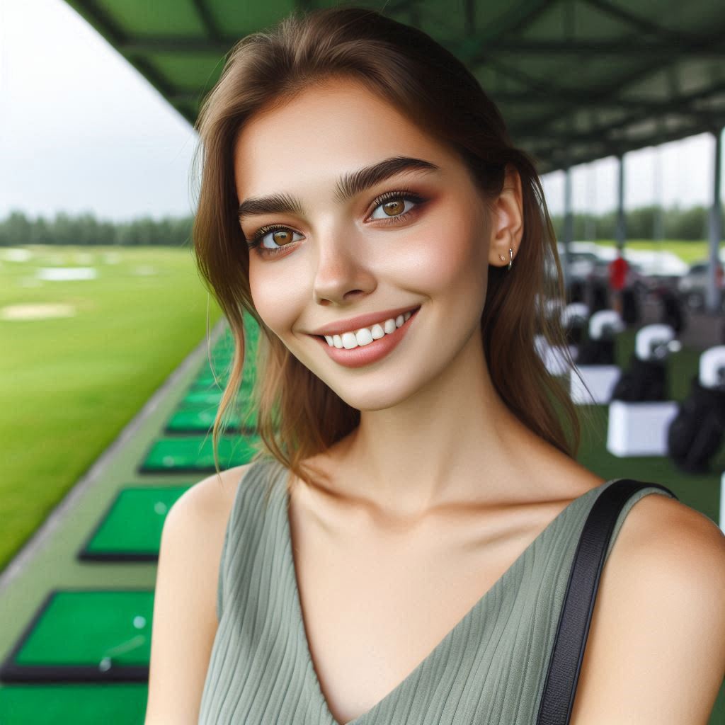 실외골프연습장 배경