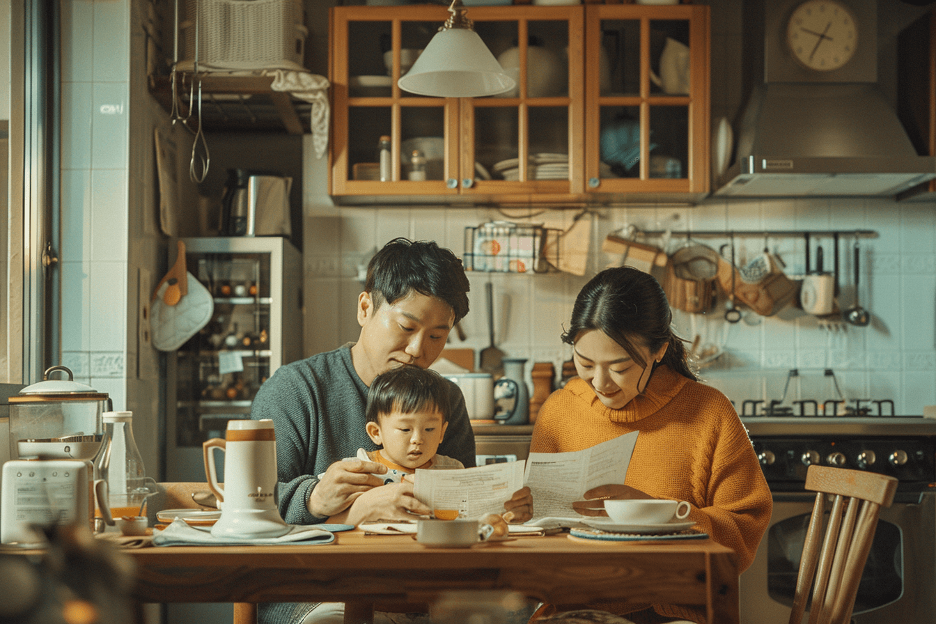 세명의-가족-이미지