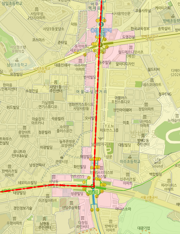 동작구 상업지역