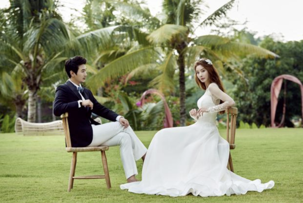 조성윤 윤소이 웨딩화보