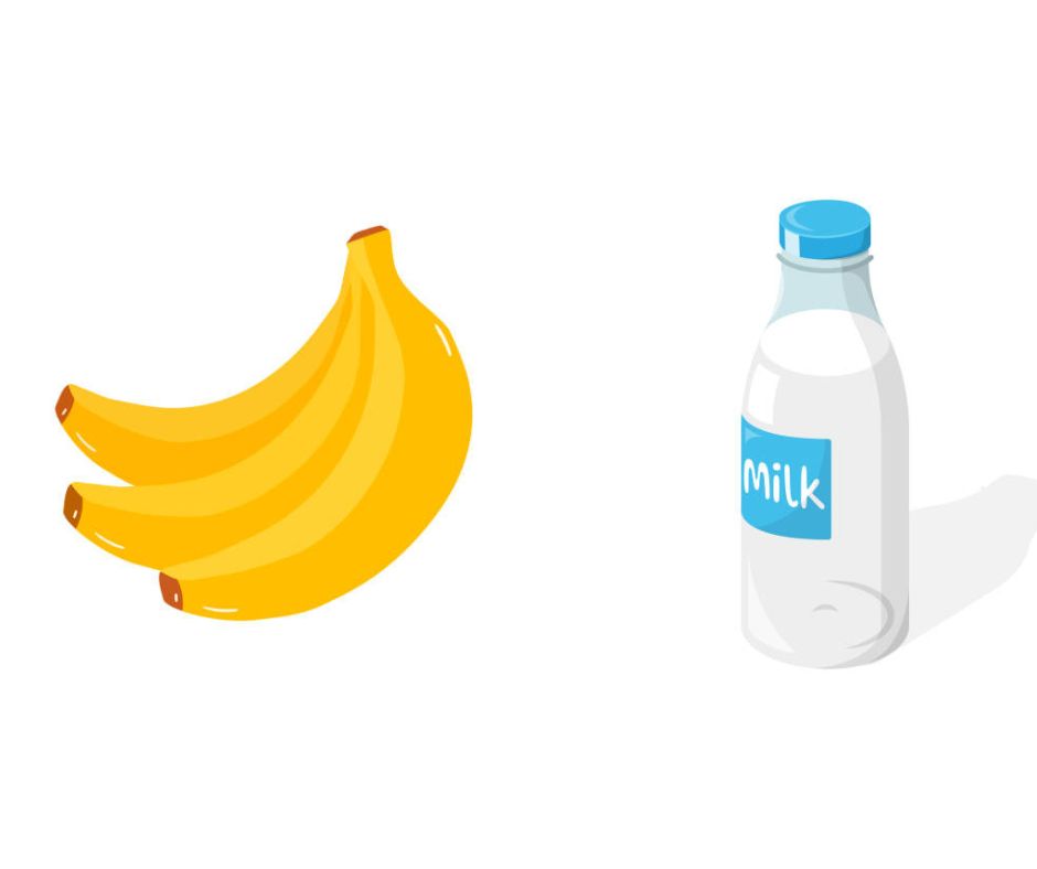 불면증에 좋은 바나나, 우유