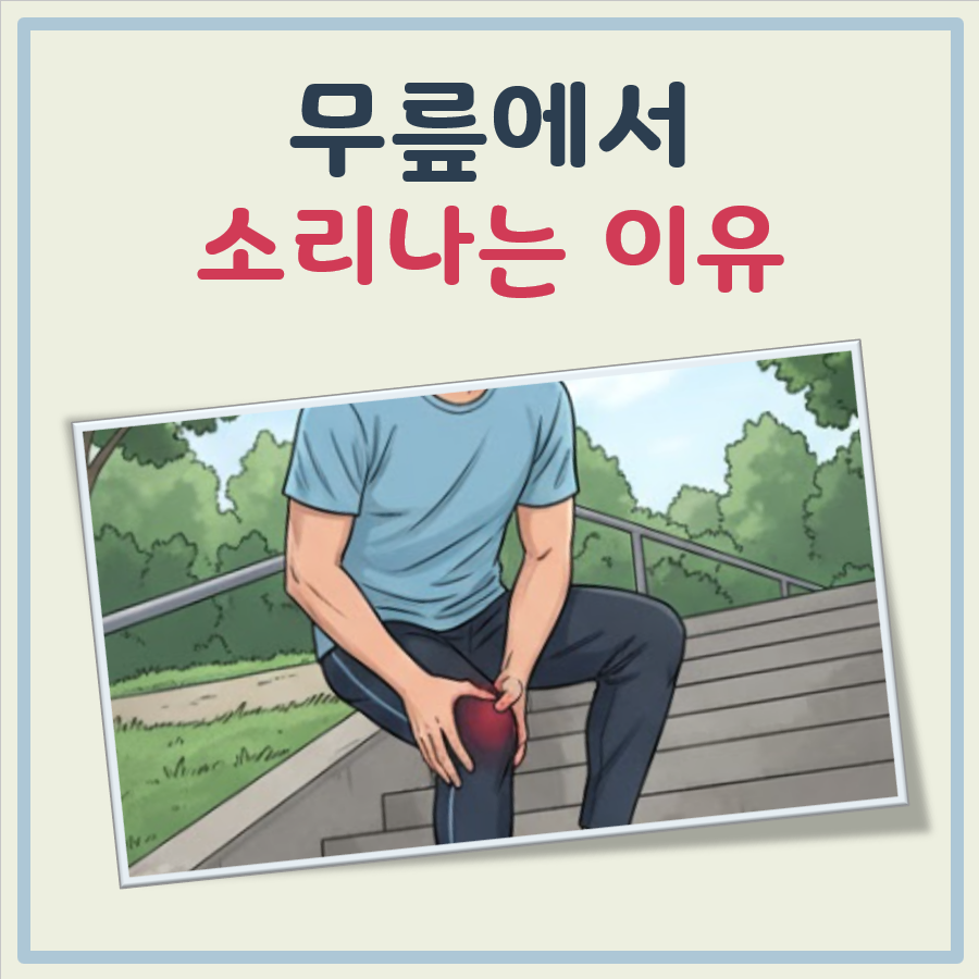 무릎에서 소리나는 이유 대표 이미지