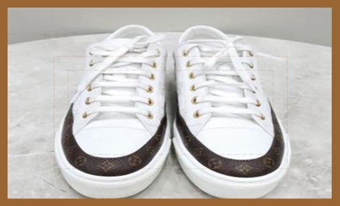 스니커즈 운동화 모노그램 캔버스