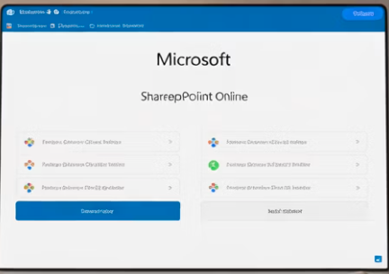 SharePoint Online 로그인 및 활용법 이미지