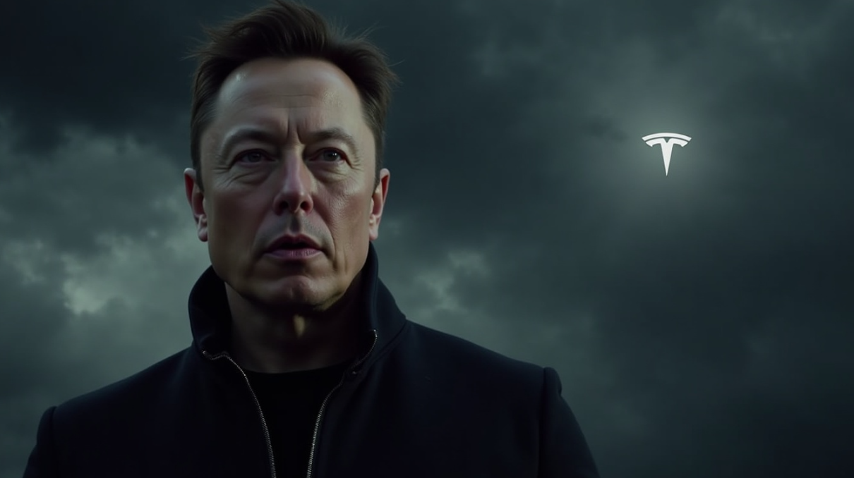 일론머스크와 테슬라의 어두운 분위기