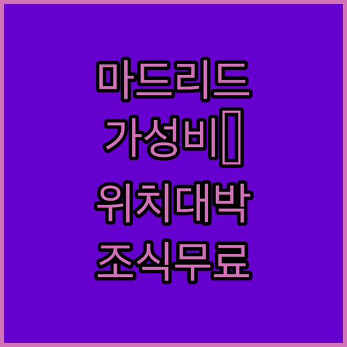 스페인 마드리드 가성비 호텔 호스텔 ..
