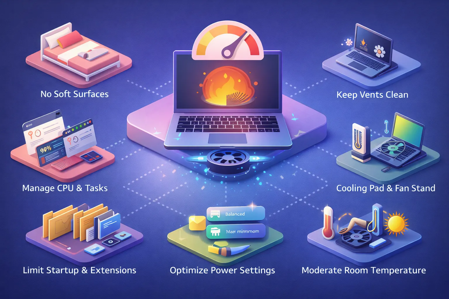 노트북 발열 (온도 모니터링, 쿨링팬, 먼지 제거)